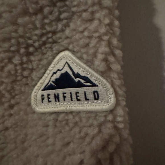 Penfield Womens Fleece Jacket Beige Full Zip - Picture 5 of 8